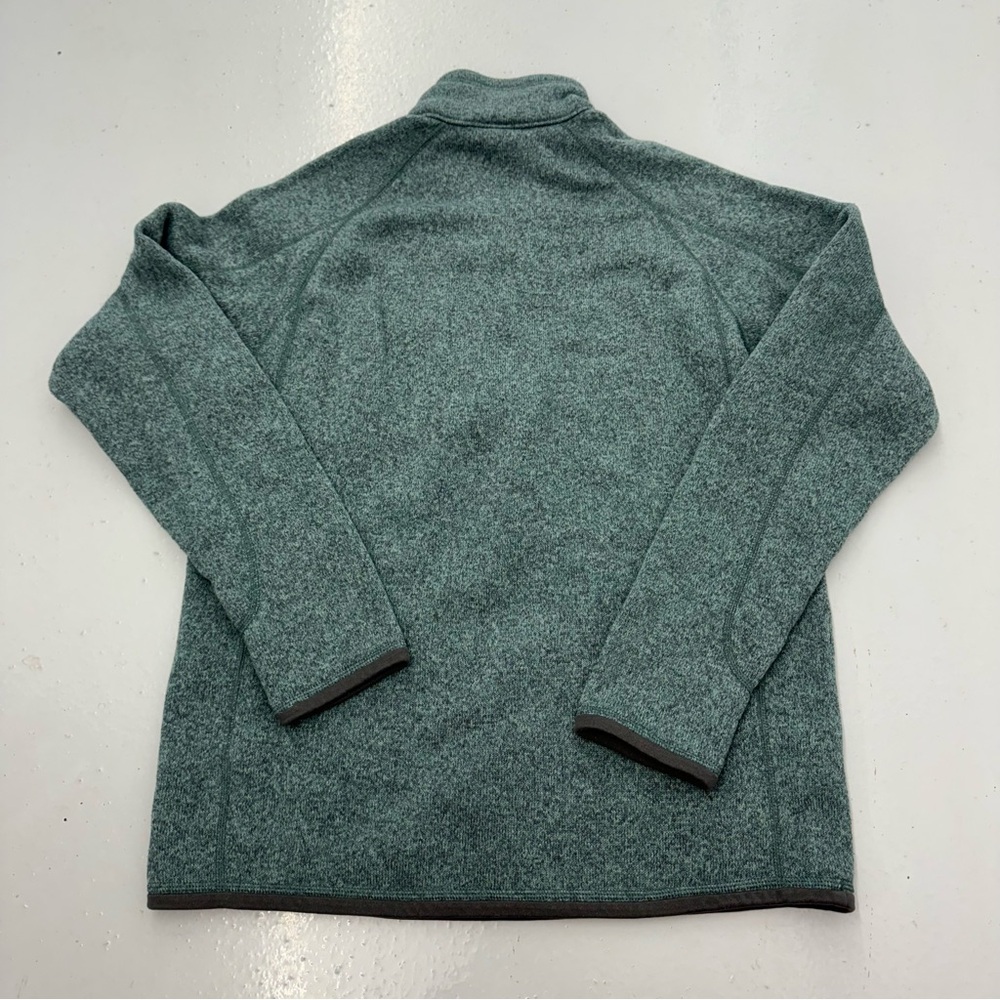 Patagonia Better Sweater 1/4 Zip Pullover Green Mens Medium - Picture 2 of 5